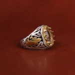 رکاب نقره انگشتر مردانه