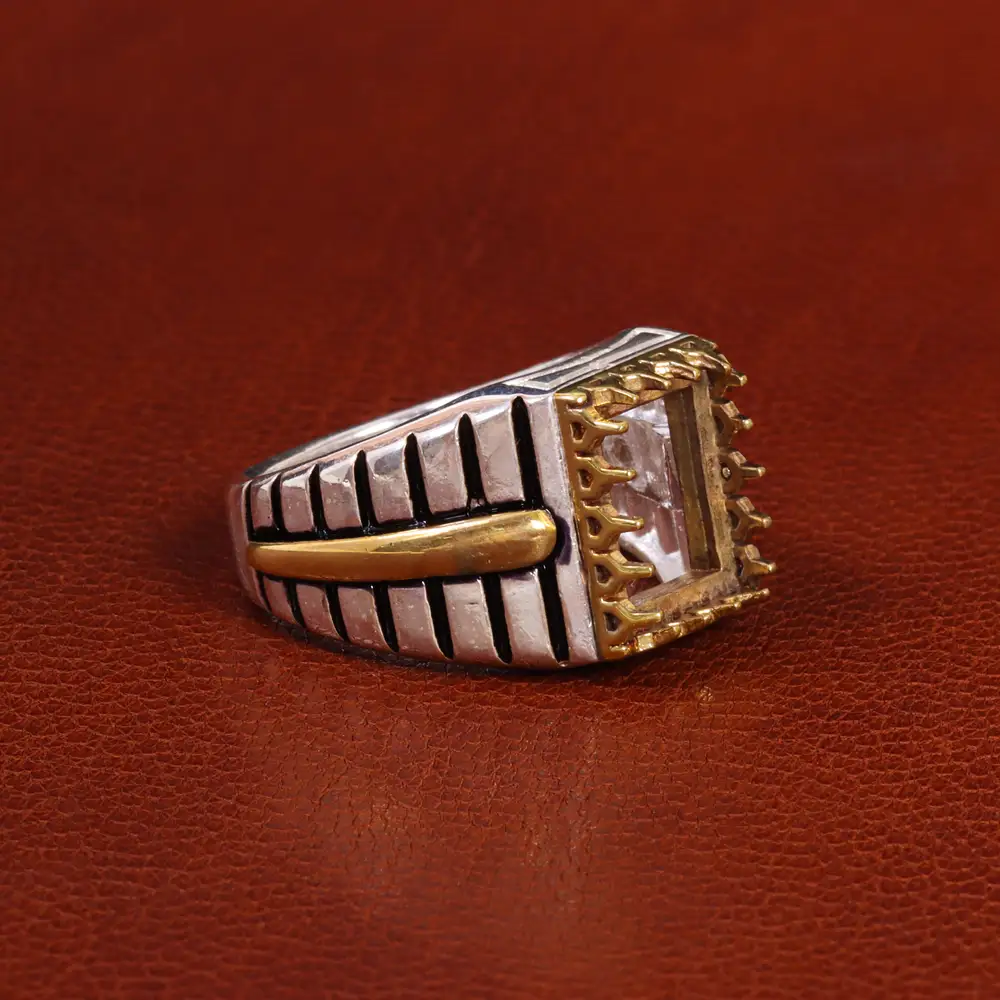 رکاب نقره انگشتر مردانه