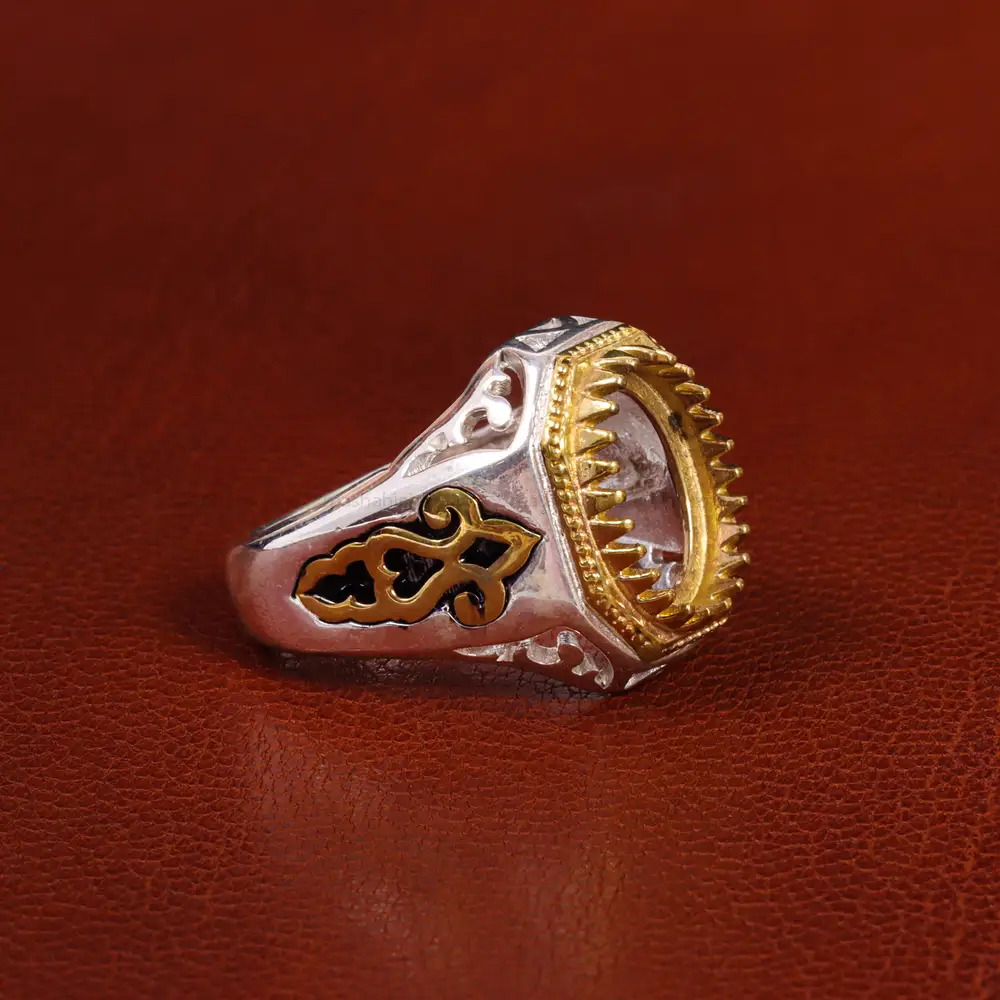 رکاب نقره انگشتر مردانه