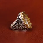 رکاب نقره انگشتر مردانه