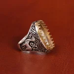 رکاب نقره انگشتر مردانه