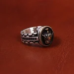 انگشتر نقره مردانه کد 15636