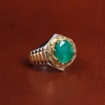 انگشتر زمرد مردانه کد 18771