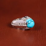 انگشتر فیروزه شجری مردانه کد 18899