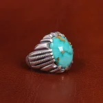 انگشتر فیروزه شجری مردانه کد 18949