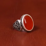انگشتر عقیق مردانه کد 18956