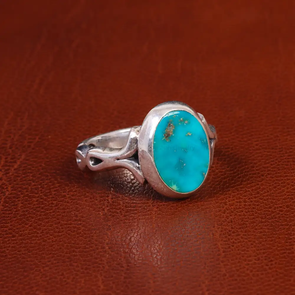 انگشتر فیروزه شجری مردانه کد 18989