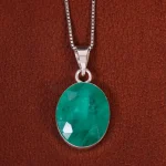 گردنبند زمرد زنانه کد 19001