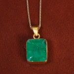 گردنبند زمرد زنانه کد 19003