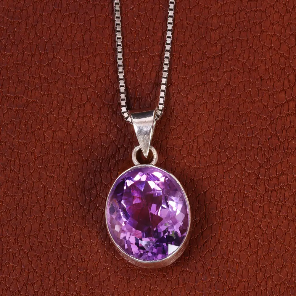 گردنبند آمیتیست زنانه کد 19031