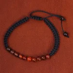 دستبند عقیق مردانه کد 19092