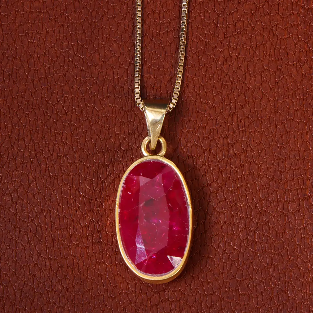 گردنبند سنتاتیک یاقوت اسپرت کد 19122