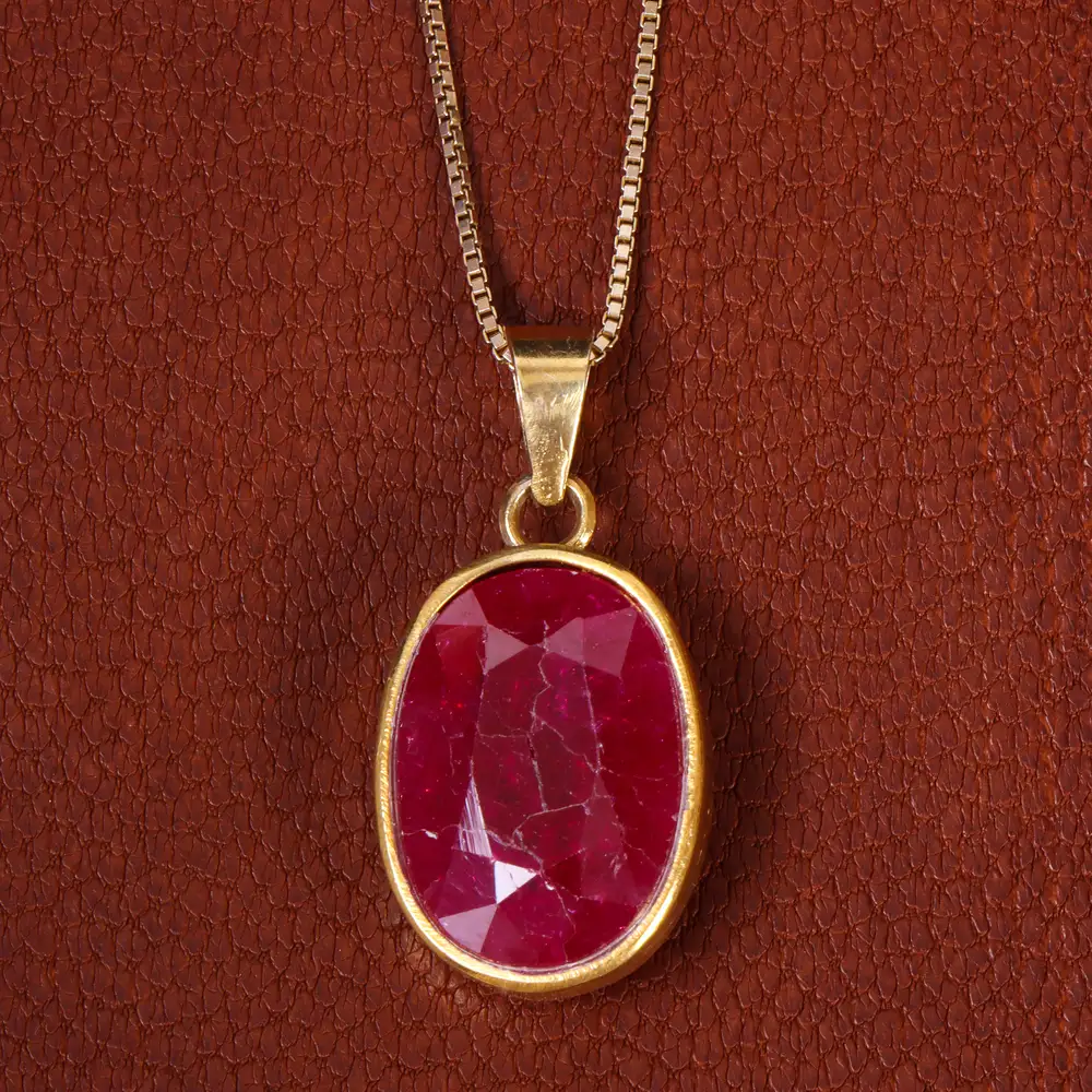 گردنبند سنتاتیک یاقوت اسپرت کد 19124