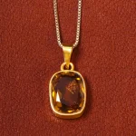 گردنبند سیترین اسپرت کد 19173