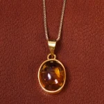 گردنبند سیترین اسپرت کد 19183