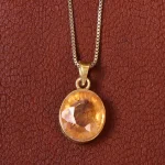 گردنبند یاقوت زرد اسپرت کد 19187
