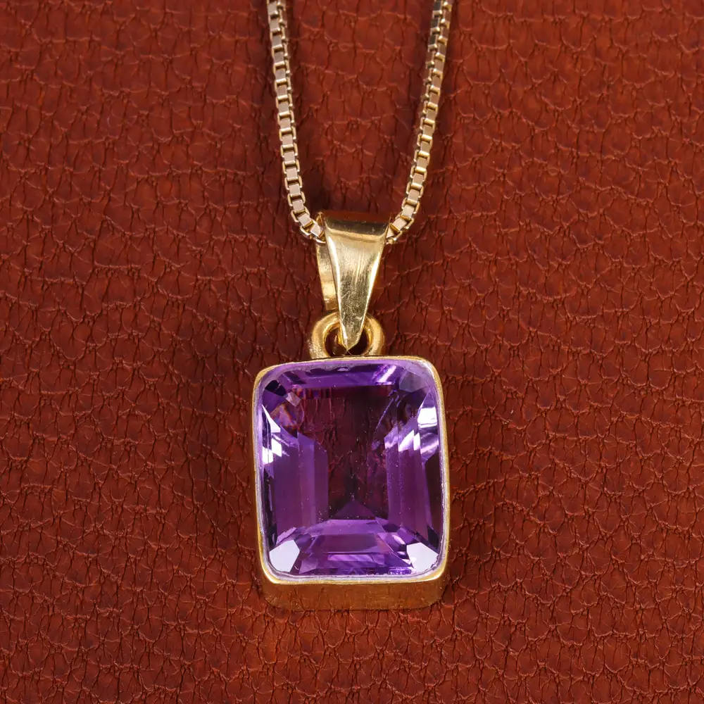 گردنبند آمیتیست اسپرت کد 19226