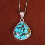 گردنبند فیروزه زنانه کد 19252