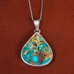 گردنبند فیروزه زنانه کد 19267