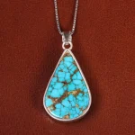 گردنبند فیروزه زنانه کد 19268