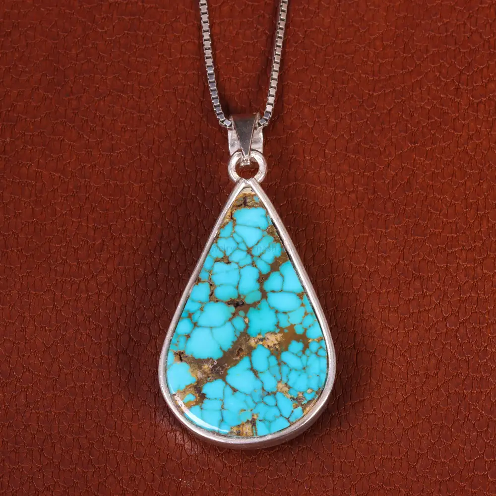 گردنبند فیروزه زنانه کد 19268