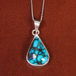 گردنبند فیروزه زنانه کد 19272