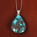 گردنبند فیروزه زنانه کد 19278