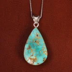 گردنبند فیروزه زنانه کد 19282