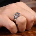 رکاب نقره مردانه کد 034