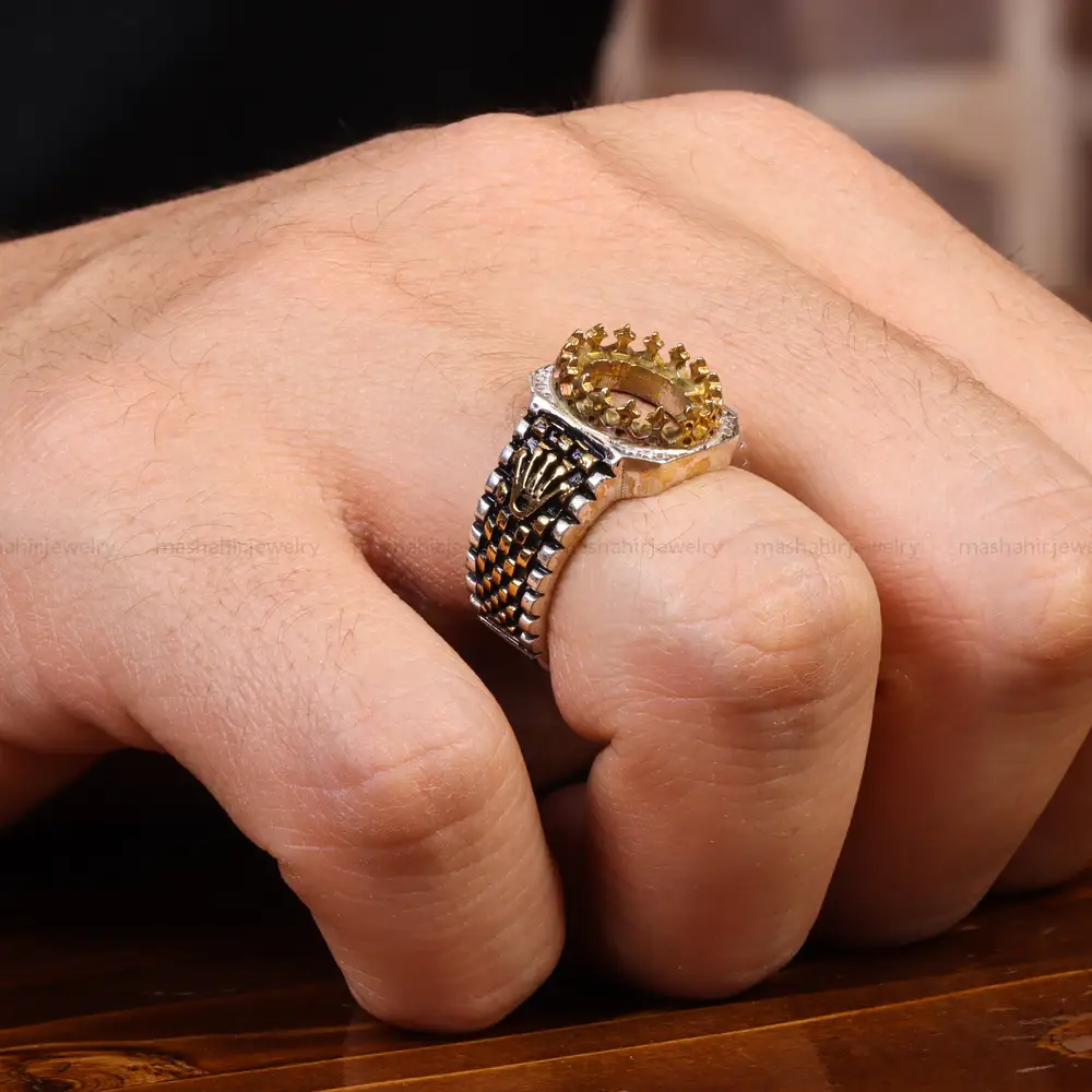 رکاب نقره مردانه