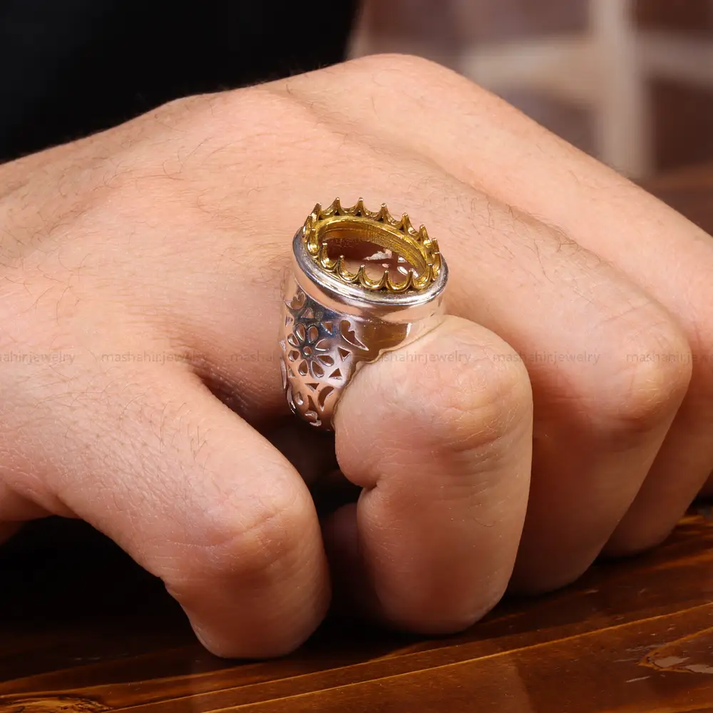 رکاب نقره مردانه