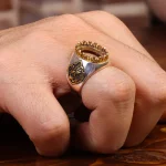 رکاب نقره انگشتر مردانه