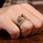 رکاب نقره انگشتر مردانه