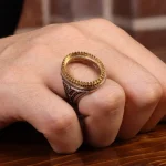 رکاب نقره انگشتر مردانه