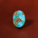 انگشتر فیروزه شجری مردانه کد 18661