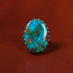 انگشتر فیروزه شجری مردانه کد 18681