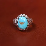 انگشتر فیروزه شجری مردانه کد 18691