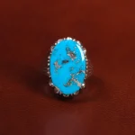 انگشتر فیروزه شجری مردانه کد 18706