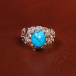 انگشتر فیروزه شجری مردانه کد 18723