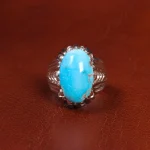 انگشتر فیروزه شجری مردانه کد 18745