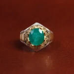 انگشتر زمرد مردانه کد 18771