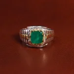 انگشتر زمرد مردانه کد 18772