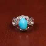 انگشتر فیروزه عجمی مردانه کد 18868