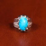 انگشتر فیروزه شجری مردانه کد 18885