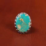 انگشتر فیروزه شجری مردانه کد 18908