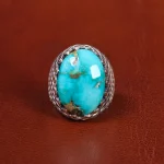 انگشتر فیروزه شجری مردانه کد 18909