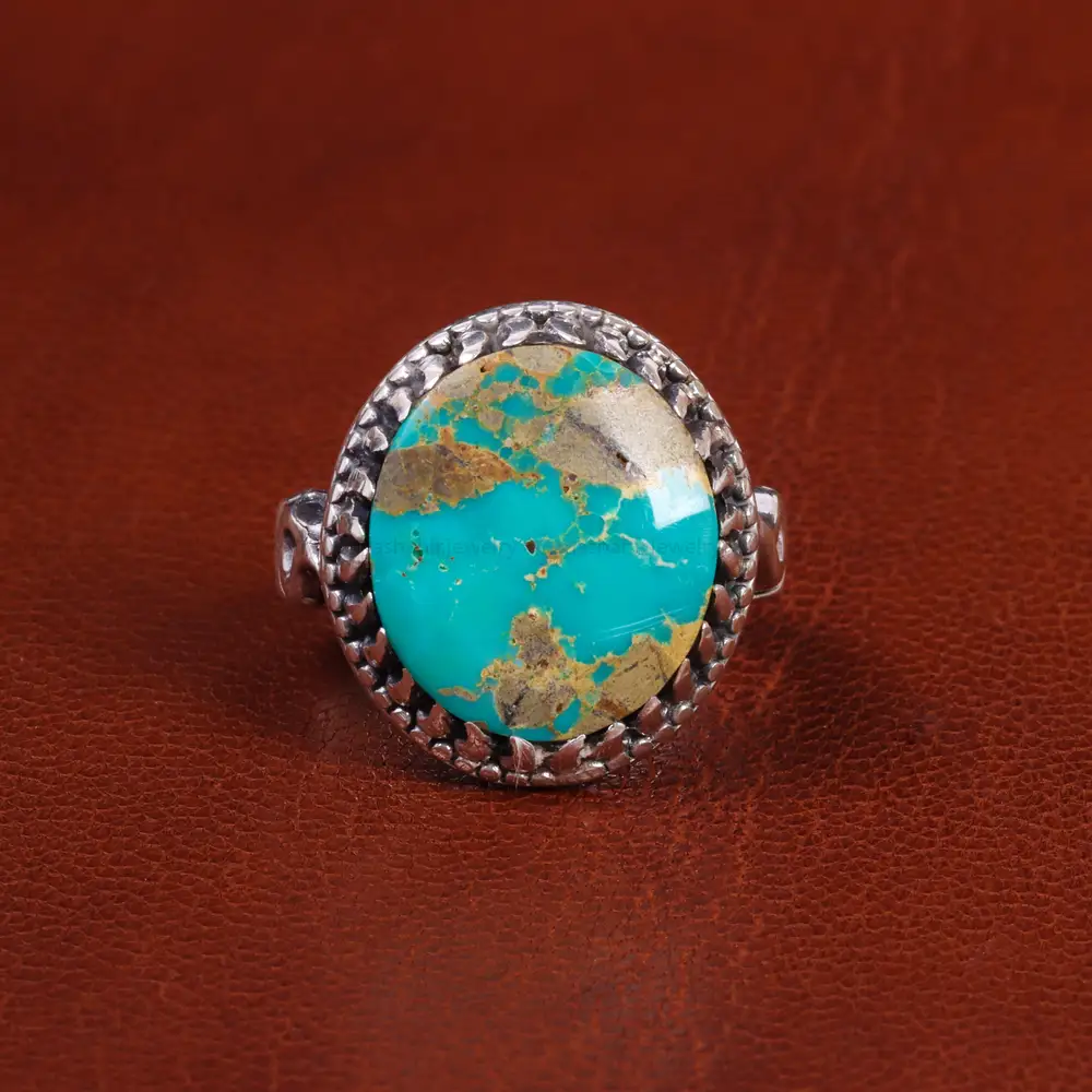 انگشتر فیروزه شجری مردانه کد 18920