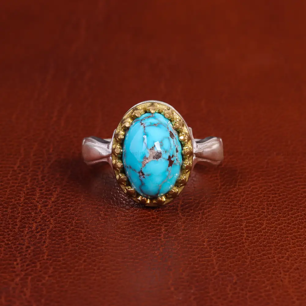 انگشتر فیروزه شجری مردانه کد 18952