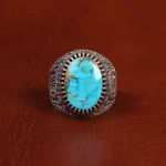 انگشتر فیروزه شجری مردانه کد 18963