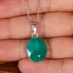 گردنبند زمرداسپرت کد 19001